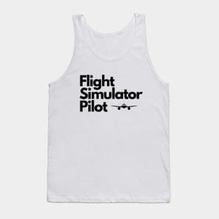 Flight Simulator Pilot Tank Top